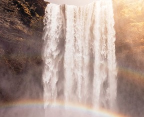 Beautiful Waterfalls Rainbow Falls