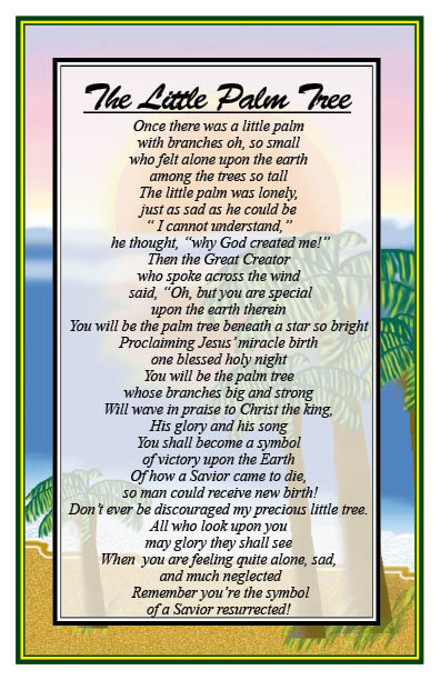 Read christian-poems-5 about The Little Palm Tree