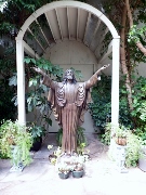 The Christ In The Smokies Garden is beautiful.