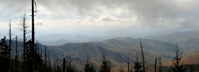 You'll become memorized by this amazing Clingmans Dome view.