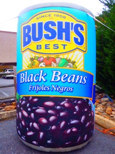 This Gatlinburg Chili Cook off Bush Beans can is a symbol of great beans for delicious chili!