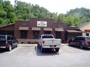 One of the newest of Gatlinburg Restaurants: Joe's and Pop's.