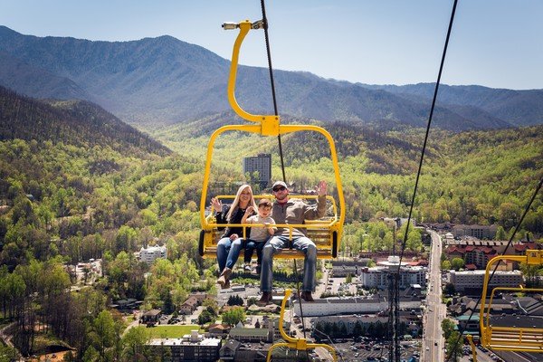 These Gatlinburg Skylift Park riders are in headed for an exciting adventure.