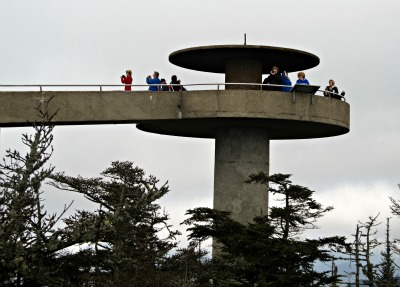 Thousands of Clingmans Dome Tourists come and see these amazing views each year!