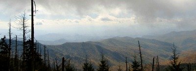 You'll become memorized by this amazing Clingmans Dome view.