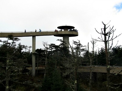 Thousands walk to the top of the Clingmans Dome tower each year to get a glimpse of God's beautiful creation.