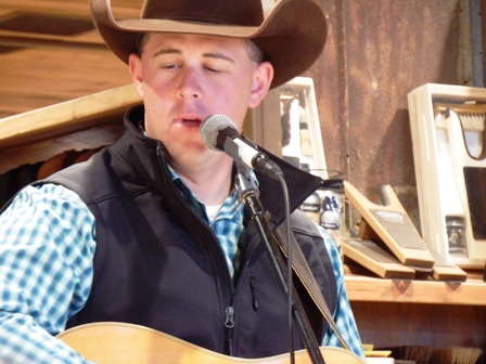 This Cowboy Church Cowboy Sings In The Praise of Jesus' Name.