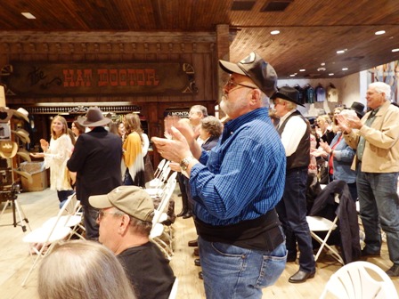 Many Attended Cowboy Church Praising The Lord