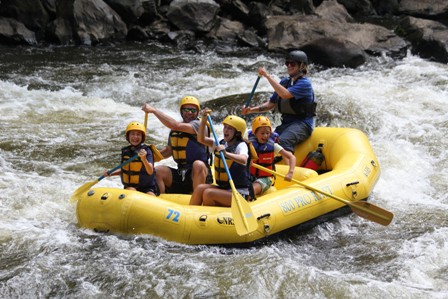 One Gatlinburg Attraction Rafting In The Smokies is only about 27 miles from Gatlinburg as the crow flies!