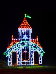 See the Gatlinburg Christmas Trolley Castle inviting you to Gatlinburg Winter Magic.