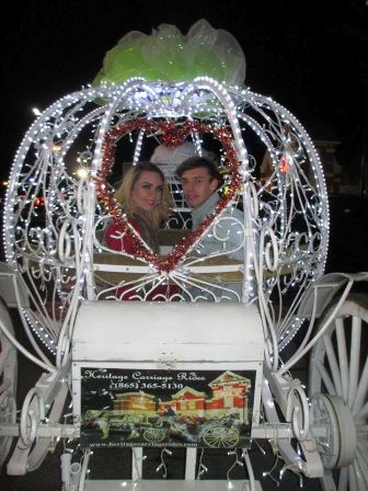 Heritage Carriage Rides Weddings are some of the most romantic in the Great Smoky Mountains.