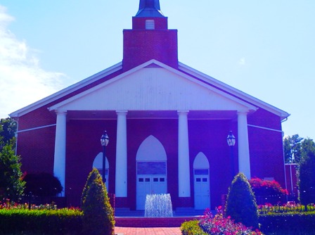 There is plenty of Old Time Religion going on at the First Baptist Church Pigeon Forge