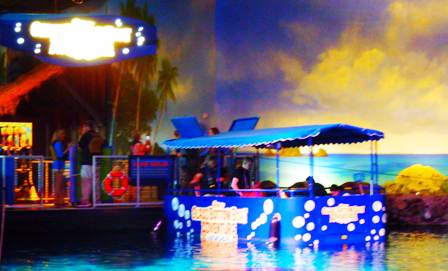 You'll have a "Fish-Eye" view from the Ripley's Aquarium glass bottom boat.