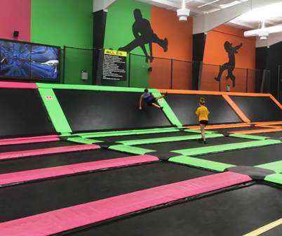 Top Jump Backboard Trampolines are great for creating new stunts.